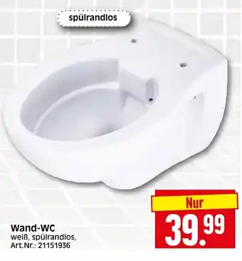 Herkules Baumarkt Wand WC Angebot