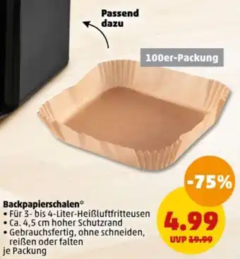 PENNY Backpapierschalen Angebot