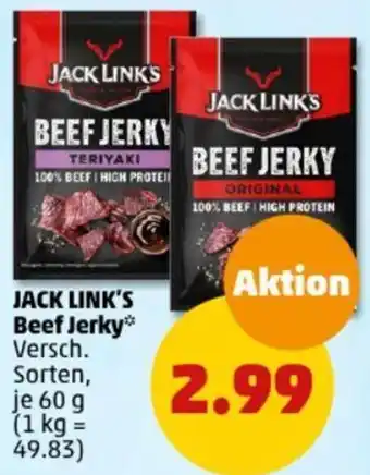 PENNY JACK LINK'S Beef Jerky 60 g Angebot