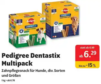 Das Futterhaus Pedigree Dentastix Multipack Angebot