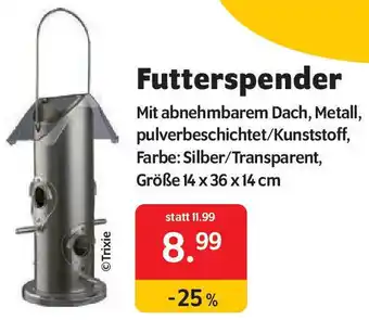 Das Futterhaus Futterspender Angebot