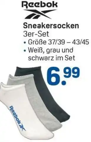 Rossmann Reebok Sneakersocken 3er-Set Angebot