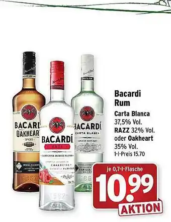 Wasgau Bacardi Rum Angebot