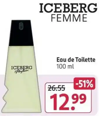 Rossmann ICEBERG FEMME Eau de Toilette 100 ml Angebot