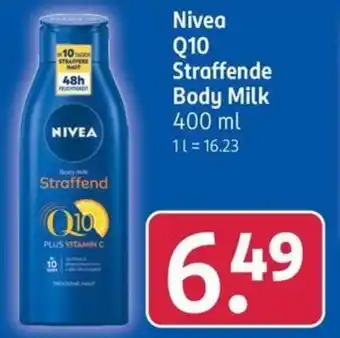 Rossmann Nivea Q10 Straffende Body Milk 400 ml Angebot