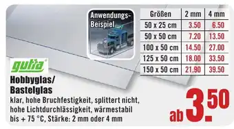 B1 Discount Baumarkt gutta Hobbyglas/ Bastelglas Angebot