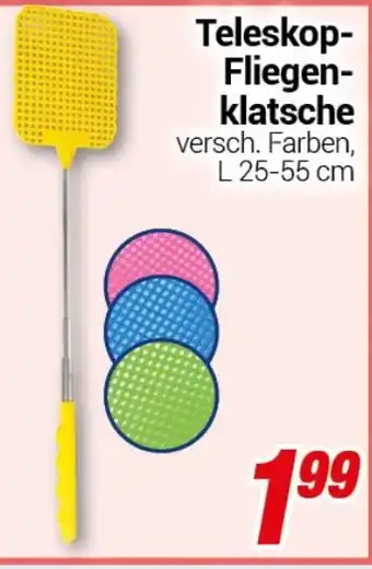 CENTERSHOP Teleskop- Fliegen- klatsche Angebot
