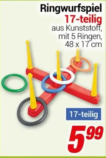 CENTERSHOP Ringwurfspiel 17-teilig Angebot