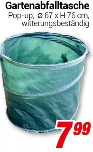 CENTERSHOP Gartenabfalltasche Angebot