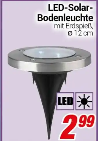 CENTERSHOP LED-Solar- Bodenleuchte Angebot