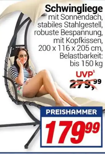 CENTERSHOP Schwingliege Angebot