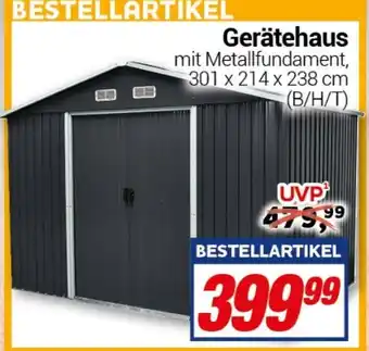 CENTERSHOP Gerätehaus Angebot