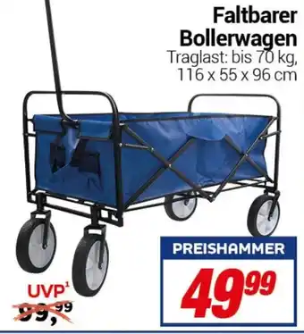 CENTERSHOP Faltbarer Bollerwagen Angebot