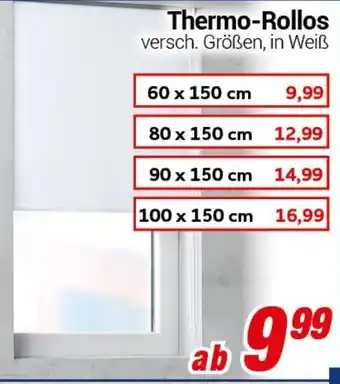 CENTERSHOP Thermo-Rollos Angebot
