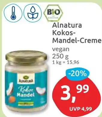 Budni Alnatura Kokos- Mandel-Creme 250g Angebot