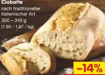 Netto Marken-Discount Ciabatta Angebot