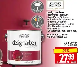 Herkules Baumarkt Designfarben 2,5L Angebot