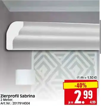 Herkules Baumarkt Zierprofil Sabrina Angebot