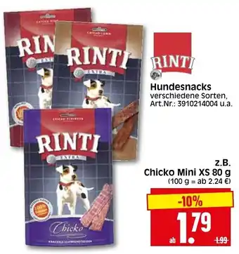 Herkules Baumarkt Rinti Hundesnacks Angebot