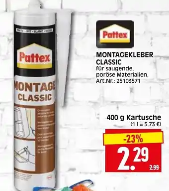 Herkules Baumarkt Pattex Montagekleber Classic 400g Angebot