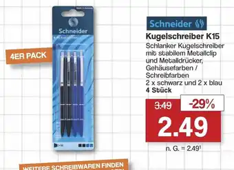 Famila Nord West Schneider Kugelschreiber K15 Angebot