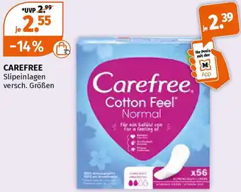 Müller CAREFREE Slipeinlagen Angebot