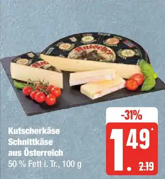 Edeka Kutscherkäse Schnittkäse aus Österreich 100 g Angebot