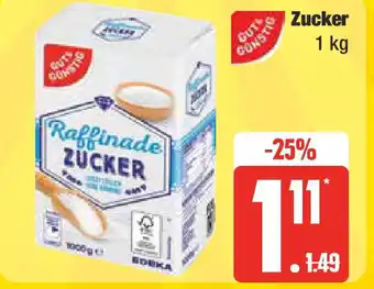Edeka Zucker 1 kg Angebot
