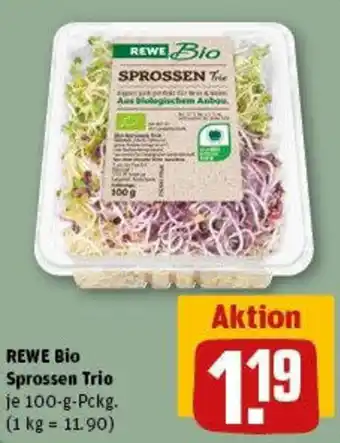 REWE REWE Bio Sprossen Trio 100-g-Pckg. Angebot