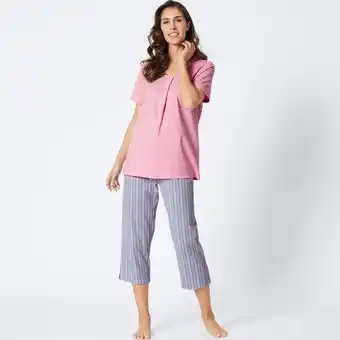NKD Damen-Schlafanzug mit Längsstreifen, 2-teilig Angebot