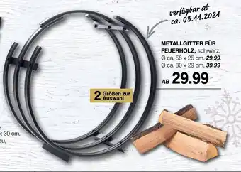 Famila Nord West Metallgitter fur Feuerholz Angebot