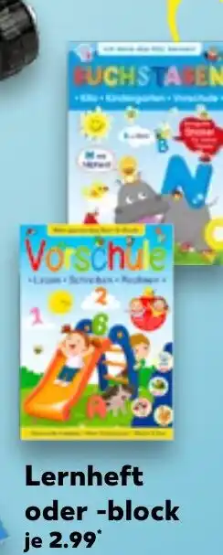 Kaufland Lernheft oder -block Angebot