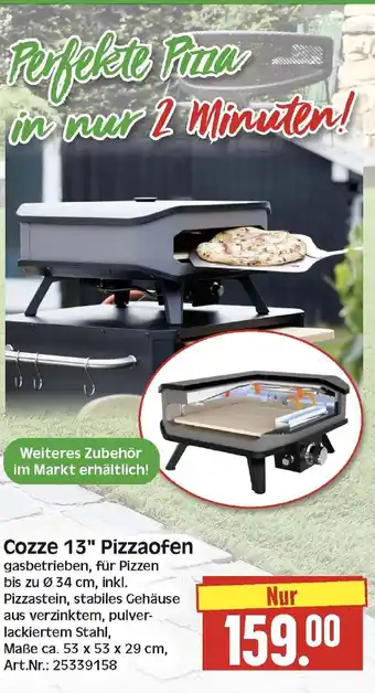 Herkules Baumarkt Cozze 13" Pizzaofen Angebot