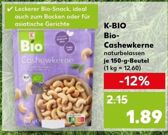k-bio-bio-cashewkerne-naturbelassen-150-g-beutel-angebot-bei-kaufland