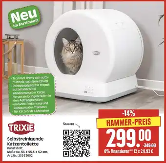 Herkules Baumarkt TRIXIE Selbstreinigende Katzentoilette Angebot