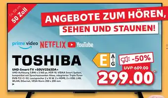 Kaufland TOSHIBA UHD-Smart-TV 50UV2363DA Angebot