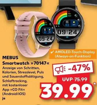 Kaufland MEBUS Smartwatch 70147 Angebot