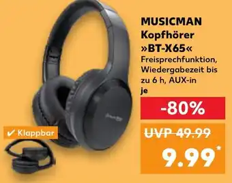 Kaufland MUSICMAN Kopfhörer BT X65 Angebot