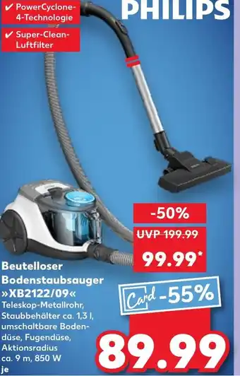 Kaufland PHILIPS Beutelloser Bodenstaubsauger XB2122/09 Angebot
