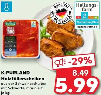 Kaufland K-PURLAND Holzfällerscheiben Angebot