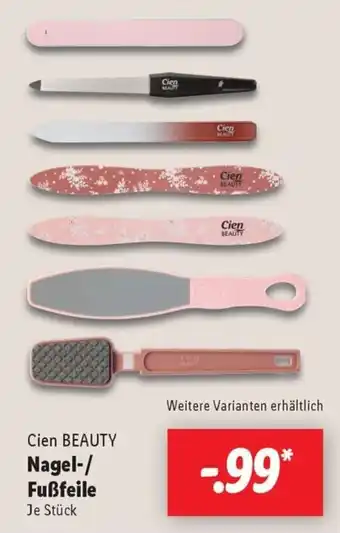 Lidl Cien BEAUTY Nagel-/ Fußfeile Angebot
