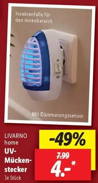 Lidl LIVARNO home UV- Mücken- stecker Angebot