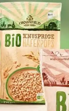 Lidl Crownfield Bio Knusprige Haferpops 375 g Angebot