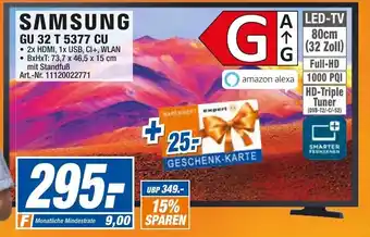 expert Techno Land SAMSUNG GU 32 T 5377 CU Angebot