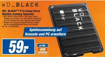 expert Techno Land WD_BLACK P10 Game Drive Mobiler Gaming Speicher Angebot