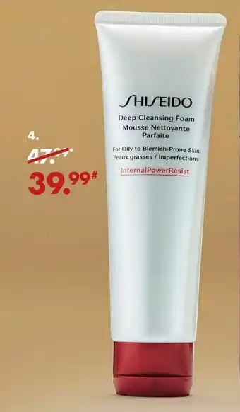 Galeria Shiseido Deep Cleansing Foam 125ml Angebot