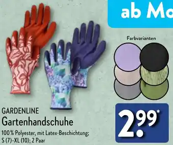 Aldi Nord GARDENLINE Gartenhandschuhe Angebot