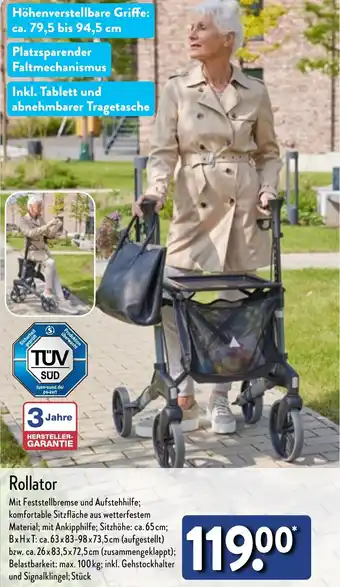 Aldi Nord Rollator Angebot