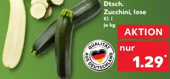 Kaufland Dtsch. Zucchini, lose Angebot