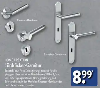 Aldi Nord HOME CREATION Türdrücker-Garnitur Angebot